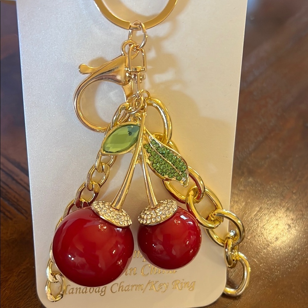 Natasha | Cherry 🍒 Bag Charm